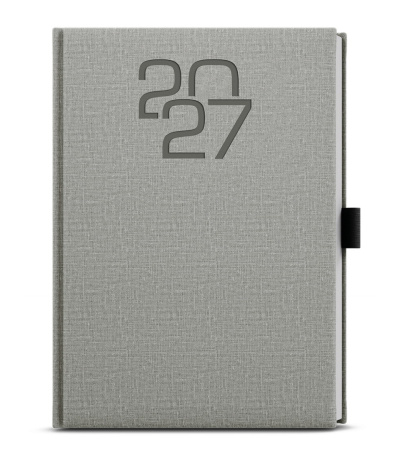 Diář týdenní A5 - Oskar - Fabric - še... - BTO27-9-27 1