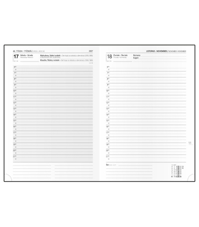 Diář denní A5 - Ctirad - Vivella - ja... - BDC6-28-27 2