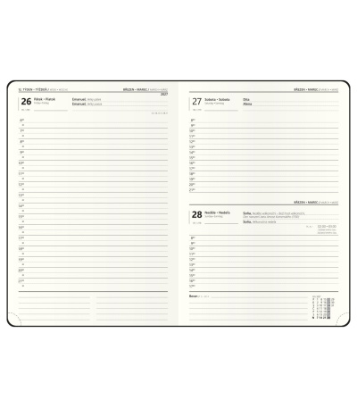 Diář denní A5 - David - Hemingway - b... - BDDk5-3-27 2