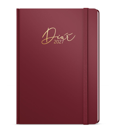 Diář denní A5 - David - Luxi - bordó ... - BDD8-3-27 1