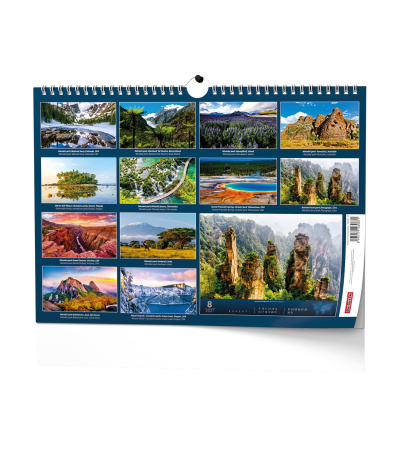 Nástěnný kalendář Světové národní par... - BNK21-27 15