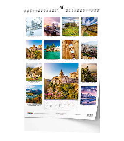 Nástěnný kalendář Pohádková místa - A... - BNF5-27 15