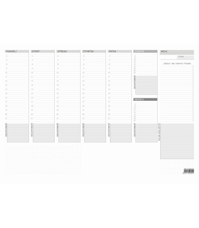 Stolní kalendář Stolní plánovač A3 - ... - OS090-27 1