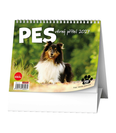 Stolní kalendář IDEÁL - Pes - věrný p... - BSL7-27 1