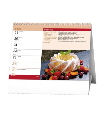 Stolní kalendář Pečeme! 2027 - BSD13-27 2