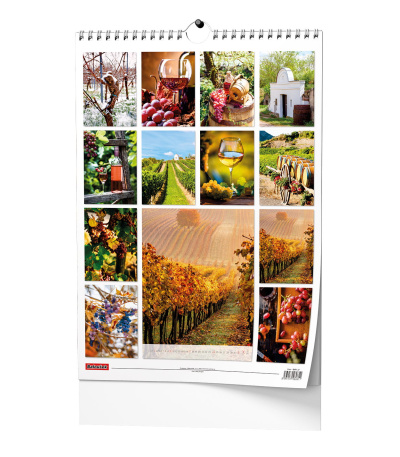 Nástěnný kalendář Víno - A3 2027 - BNF1-27 15