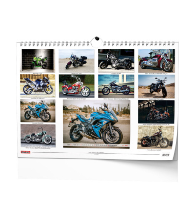 Nástěnný kalendář Motorbike - A3 2027 - BNE1-27 15