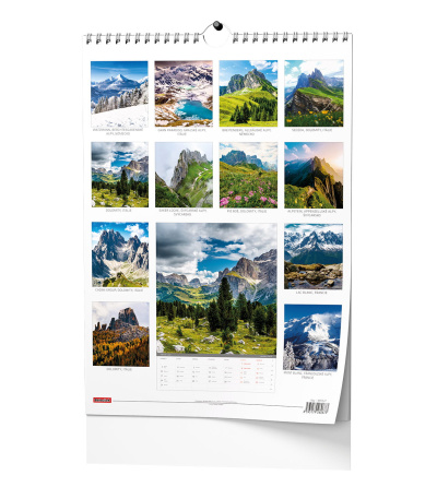 Nástěnný kalendář Alpy - A3 2027 - BNF8-27 15