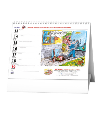 Stolní kalendář Urban 2027 -  Dobijme... - SN20-27 2