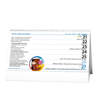 Stolní kalendář Kalendář pro naše bab... - BSE4-27 2