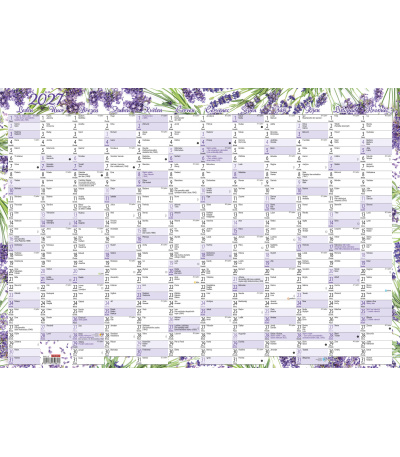 Nástěnný kalendář roční (60 x 42 cm) ... - BKA1-27 1