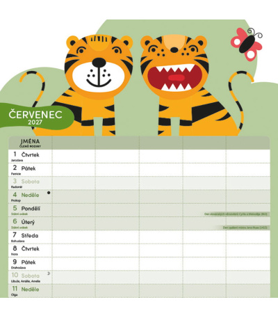 Nástěnný kalendář poznámkový Rodinný ... - BNL10-27 8