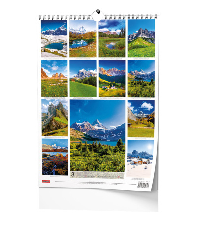 Nástěnný kalendář Hory - A3 2027 - BNG6-27 14