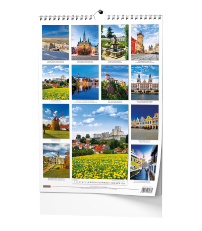 Nástěnný kalendář Česká republika - A... - BNK0-27 15