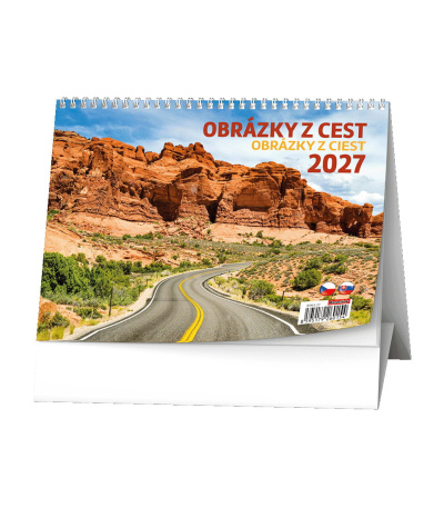 Stolní kalendář Obrázky z cest 2027 - BSH3-27 1