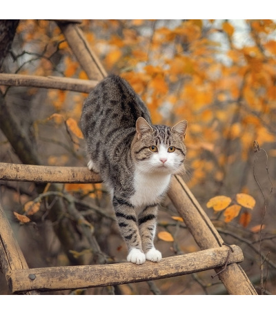 Nástěnný kalendář poznámkový Kočky 2027 - BNL1-27 11