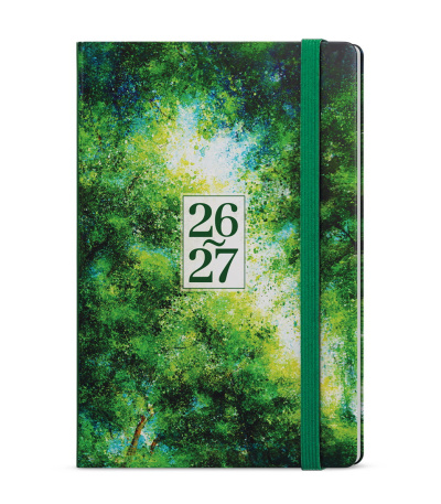 Diář týdenní B6 18měsíční diář - Lung... - BLU9-3-27 1