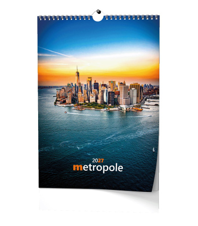 Nástěnný kalendář Metropole - A3 2027 - BNE4-27 1