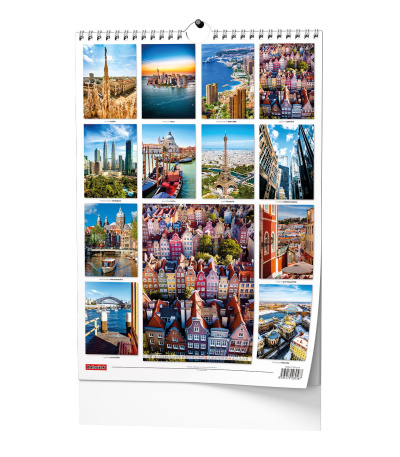 Nástěnný kalendář Metropole - A3 2027 - BNE4-27 15