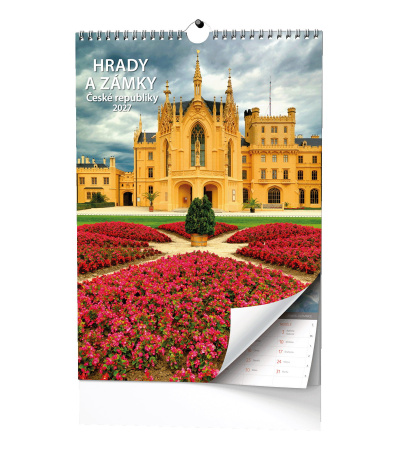 Nástěnný kalendář Hrady a zámky České... - BNS1-27 1