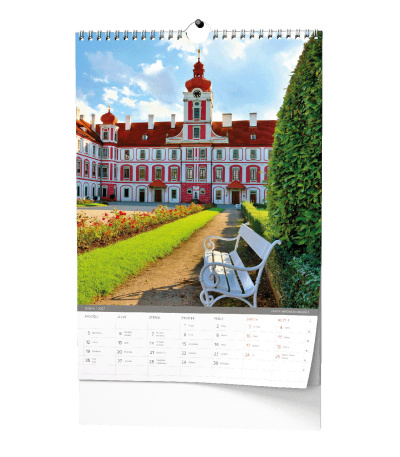 Nástěnný kalendář Hrady a zámky České... - BNS1-27 14