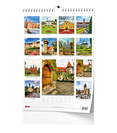 Nástěnný kalendář Hrady a zámky České... - BNS1-27 15