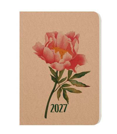Diář denní A5 - David - Kraft - Růže ... - BDD4-1-27 1