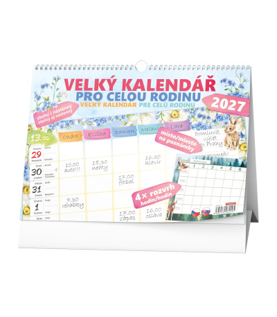 Stolní kalendář Velký kalendář pro ce... - BSI6-27 1