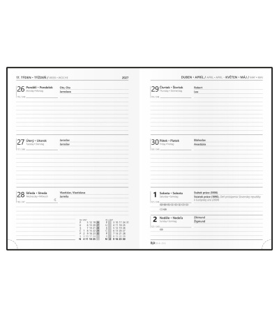 Diář týdenní B6 - Prokop - Lamino - D... - BTP9-8-27 2