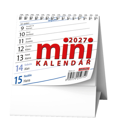 Stolní kalendář MINI kalendář 2027 - BSA3-27 1
