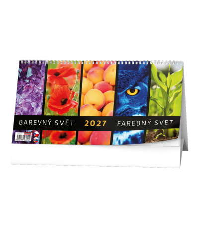 Stolní kalendář Barevný svět - 14denn... - BSH6-27 1