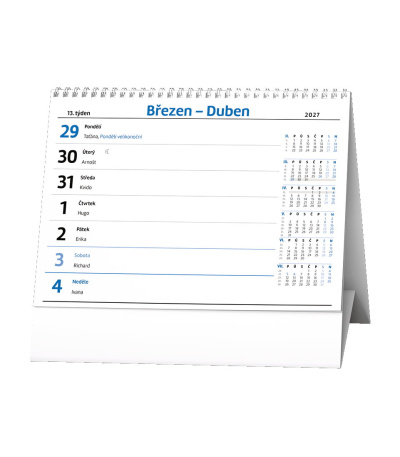Stolní kalendář Kapitán 2027 - BSB7-27 2