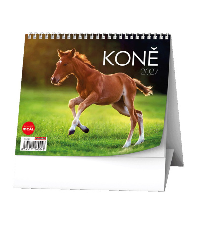 Stolní kalendář IDEÁL - Koně 2027 - BSL8-27 1