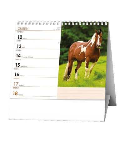 Stolní kalendář IDEÁL - Koně 2027 - BSL8-27 2