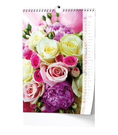 Nástěnný kalendář Květiny - A3 2027 - BNG7-27 14