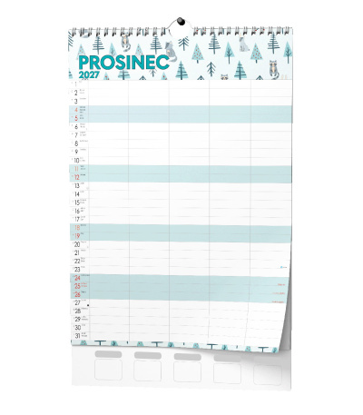 Nástěnný kalendář Rodinný plánovací -... - BNC9-27 14