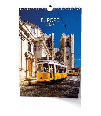 Nástěnný kalendář Europe - A3 2027 - BNG12-27 1