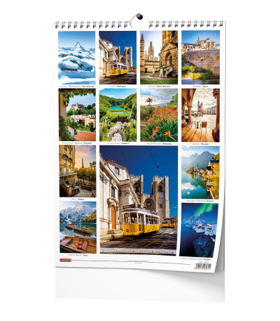 Nástěnný kalendář Europe - A3 2027 - BNG12-27 15