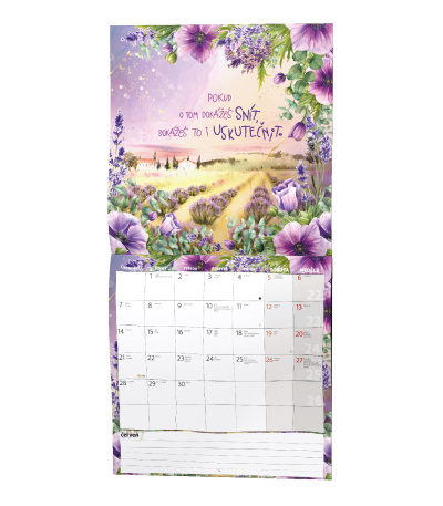 Nástěnný kalendář poznámkový Krásný r... - BNL12-27 14