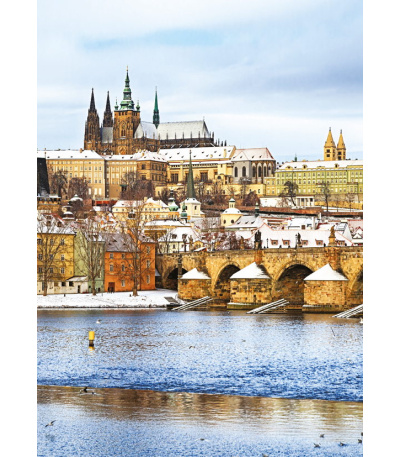 Nástěnný kalendář Praha - A3 2027 - BNK1-27 2