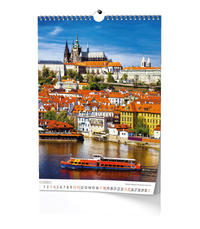 Nástěnný kalendář Praha - A3 2027 - BNK1-27 14