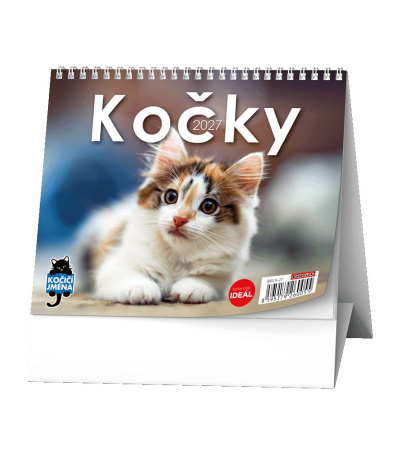 Stolní kalendář IDEÁL - Kočky /s koči... - BSL9-27 1