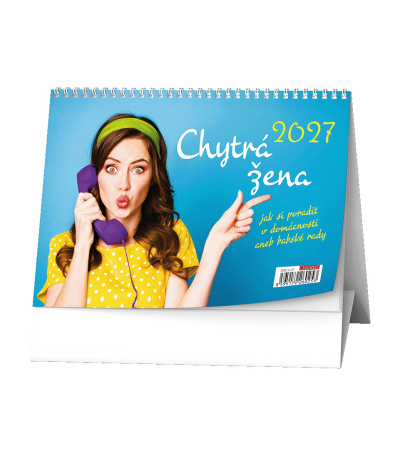 Stolní kalendář Chytrá žena 2027 - BSE3-27 1