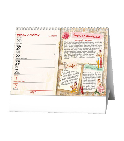 Stolní kalendář Chytrá žena 2027 - BSE3-27 2