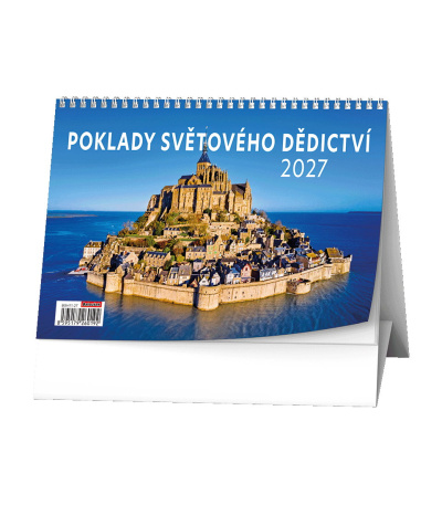 Stolní kalendář Poklady světového děd... - BSH11-27 1
