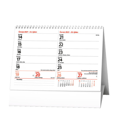 Stolní kalendář Pracovní kalendář Čtr... - BSB0-27 2