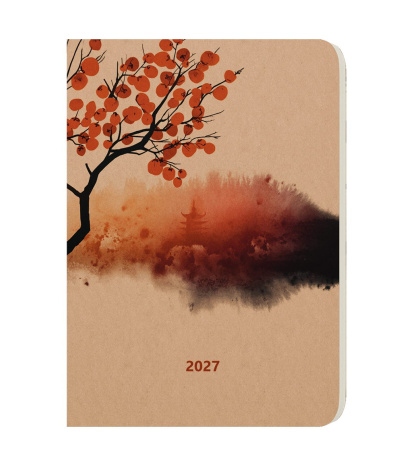 Diář denní A5 - David - Kraft - Zen 2027 - BDD4-2-27 1
