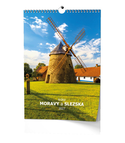 Nástěnný kalendář Krásy Moravy a Slez... - BNF7-27 1