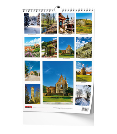 Nástěnný kalendář Krásy Moravy a Slez... - BNF7-27 15