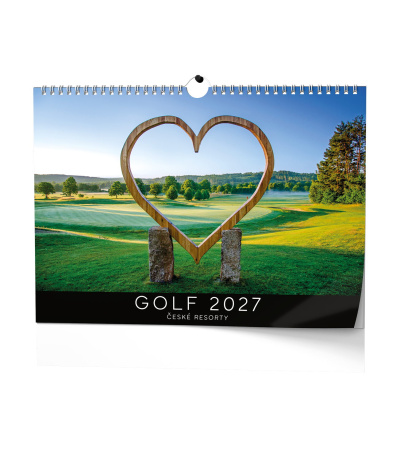 Nástěnný kalendář Golf - české resort... - BNS3-27 1